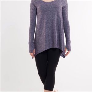 Lululemon Rehearsal Long Sleeve Black Swan Size 6
